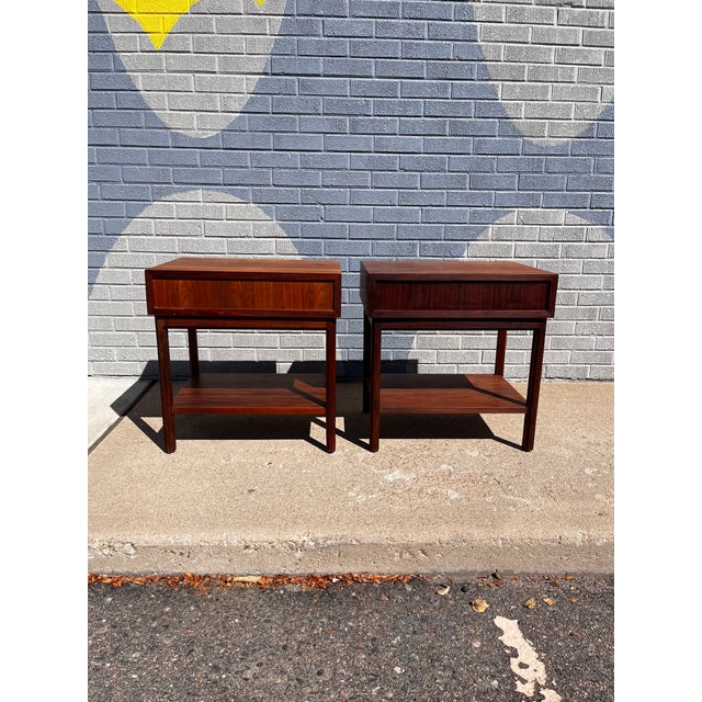 Mid-Century Modern Jack Cartwright for Founders, Pair of Nightstands, Attributed For Sale - Image 10 of 13