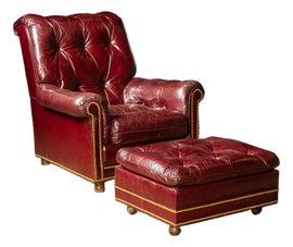 Example of Hancock and Moore Chair and Ottoman Sets