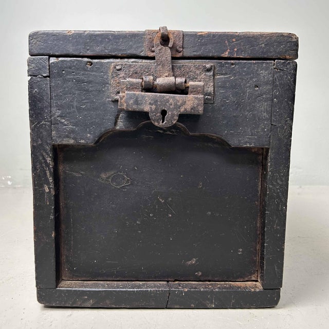 Antique Wooden Zenibako Temple Offering Box, Japan, 1890s For Sale - Image 18 of 18