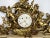 Traditional Antique French Louis XVI Style Gilt Bronze & Marble Mantel Clock For Sale - Image 3 of 9