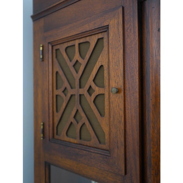 Colonial Mahogany 5 Tube Grandfather Clock For Sale - Image 14 of 18