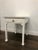 Traditional 1970s White Lacquered End Table For Sale - Image 3 of 8