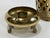 Brass Vintage Footed Perforated Brass Table Lantern or Incense Burner For Sale - Image 8 of 8