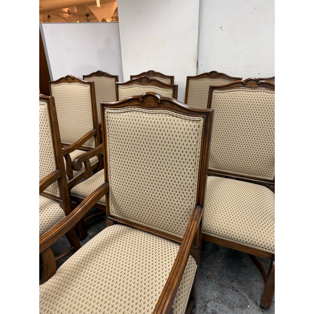 Brown Guy Chaddock Dining Armchairs, Set of Ten For Sale - Image 8 of 12