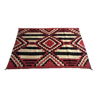 Antique Navajo Chief Blanket For Sale