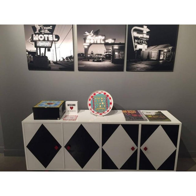 Black Pantalone Cabinet in Powder-Coated Aluminum by Altreforme For Sale - Image 8 of 12