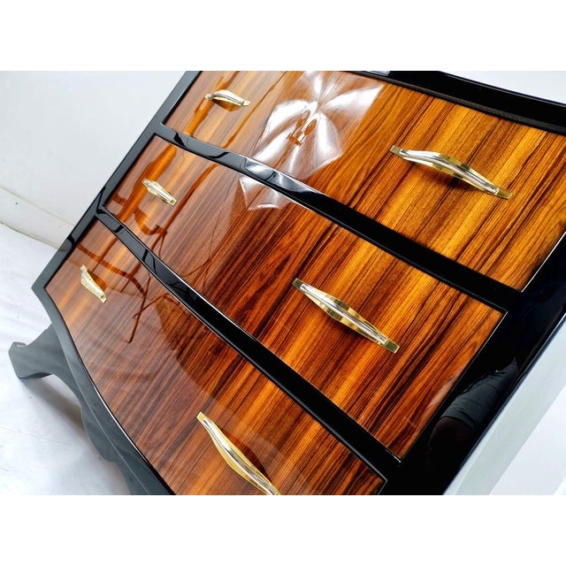 Art Deco French Rosewood Chest of Drawers, 1930s For Sale - Image 6 of 13
