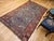 19th Century Antique Caucasian Karabagh Area Rug, Hand-Knotted Wool, Geometric Design, Ivory & Blue, 5x8 For Sale - Image 5 of 17