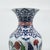 Blue Handmade Ceramic Grand Palace Vase (50cm) Imperial Rumi Patterns and Mixed Florals Pedestal Urn Form For Sale - Image 8 of 12
