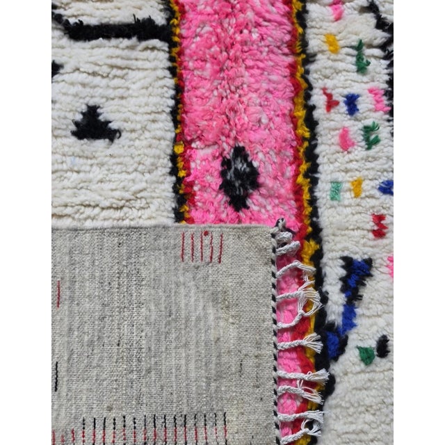 Moroccan Azilal Berber Wool Rug - 8.2 X 4.6 Ft For Sale In Cleveland - Image 6 of 8