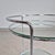 Bauhaus 2-Tiered Bar Cart in Chrome and Glass, 1980s, in Very Good conditions. Designed 1980 to 1989
