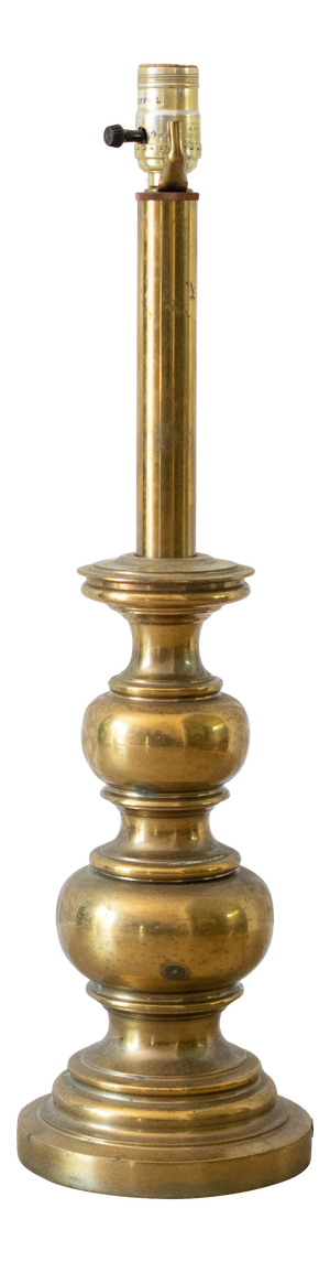 1970s Stiffel Polished Brass Lamp