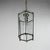Mid-Century Brass and Beveled Glass Lantern Pendant Light in the style of Adolf Loos, Italy, 1970s For Sale - Image 6 of 9