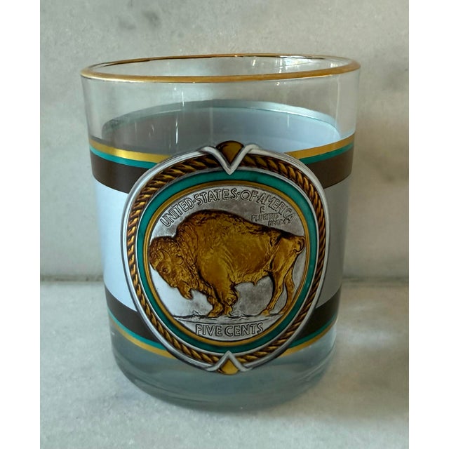 Bradford Pride of the West Decanter Glass 5 Piece Set For Sale - Image 4 of 12