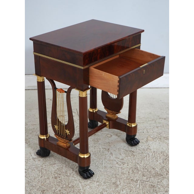 Kindel Furniture Kindel Neoclassical Mahogany Winterthur End Table For Sale - Image 4 of 18