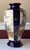 1930s VTG/Antique Japanese Cobalt Porcelain Satsuma Figural Vase, Marked, 12 1/2” Tall For Sale - Image 5 of 12