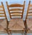 Mid 20th Century Set of 6 Ladder Back Shaker Farm House Chairs With Rush Seats For Sale - Image 4 of 17