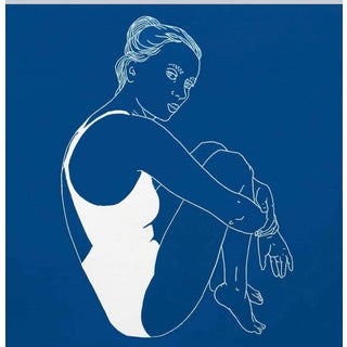 A. Borkowska, A Swimmer, Original Lithograph For Sale