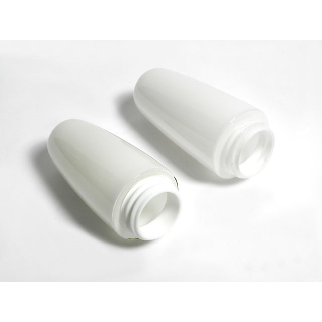 Black Large Mid-Century Modern Double Glass Ceramic Wall Lamp from Wilhelm Wagenfeld, 1950s For Sale - Image 8 of 13