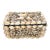 1940s Handcrafted Seashell Box, Coastal Palm Beach Decor For Sale