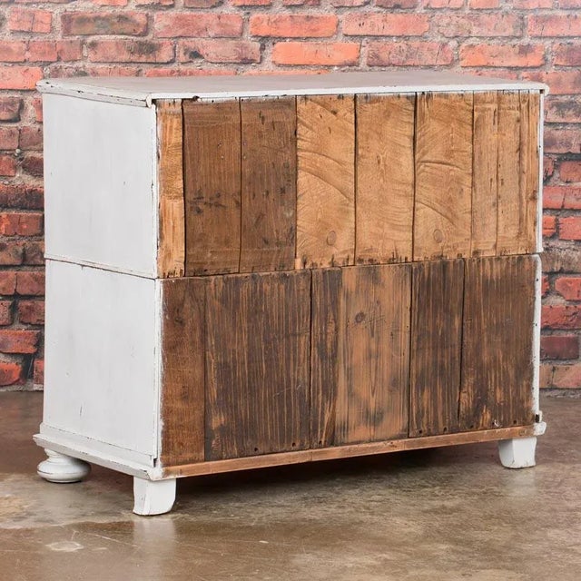 Late 18th Century 18th Century Baroque White Painted Chest of Drawers For Sale - Image 5 of 9