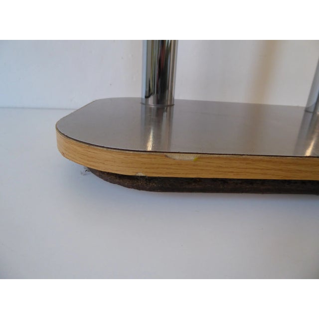 Space Age Chrome and Smoked Glass Console, 1970s For Sale - Image 14 of 17