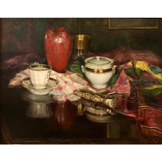 Framed 21.2 X 25.5 Unframed 17 X 21 Signed and dated 1920. Nina Karasek (Joële) born 1883 Kuttenberg, Czech Lands, Austro-...