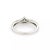 Contemporary Bliss by Damiani Kate Solitaire Diamond 18k White Gold Ring For Sale - Image 3 of 6
