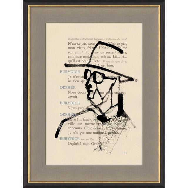 Figurative Carrier & Company for Soicher Marin 'Orphée II' Framed Figurative Print For Sale - Image 3 of 3