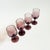Mid-Century Modern Vintage Purple Wine Glasses - Set of 4 For Sale - Image 3 of 7