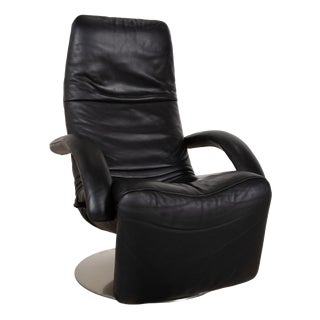 Yoga Chair in Black Leather from Jori For Sale