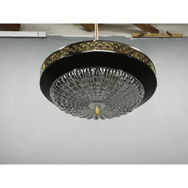 Vintage Space Age UFO Pendant Light by Ludib Bratislava, Czechoslovakia, 1960s For Sale - Image 12 of 14