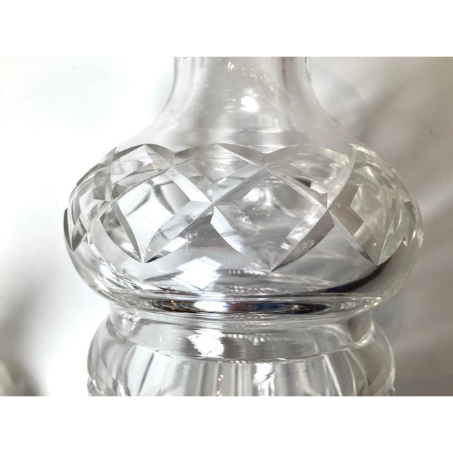 Glass 19th Century Cut Glass Spirit Decanters - a Pair For Sale - Image 7 of 9