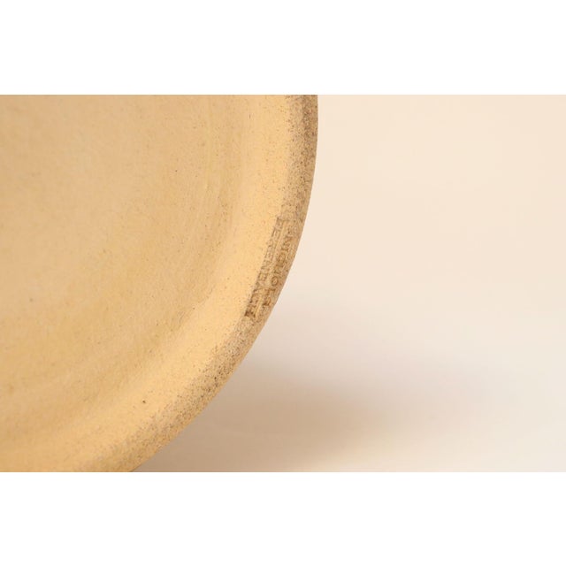 Mid-Century American Modern Ribbed Studio Pottery Planter Vase by Deanna Nichols For Sale - Image 15 of 17