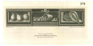 Filippo de Grado, Ancient Roman Still Life, Original Etching, 18th Century