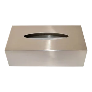 Vintage Blomus Germany Nexio Brushed Steel Tissue Paper Cover Kleenex Box