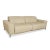 Modern Satelite 3-Seater Sofa in Cream Leather from Roche Bobois For Sale - Image 3 of 18