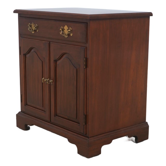 Henkel Harris Cherry 2 Door Nightstand For Sale