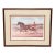 Mid 20th Century Framed “Harry Wilkes” Harness Racing Horse Print | Victorian Trotting Horse Lithograph | Equestrian For Sale