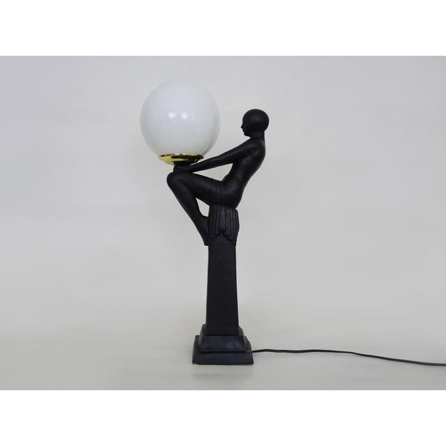 Art Deco Style Desk Lamp by Carlo Bartoli, 1970s For Sale - Image 4 of 12