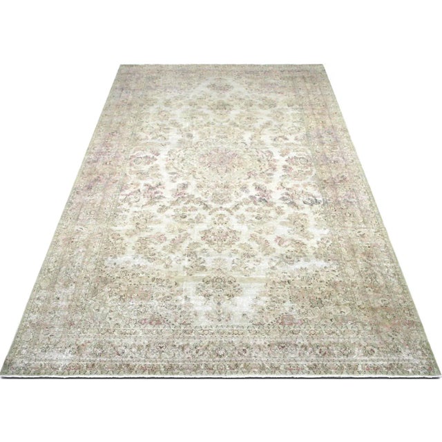 1940s Persian Kerman Rug For Sale In Los Angeles - Image 6 of 7