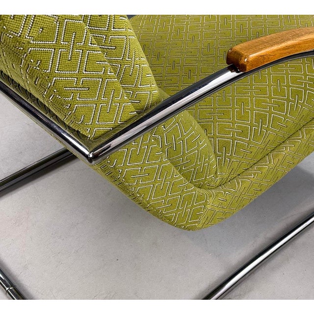 Wood Reclining Armchair FN 26 by Arnošt Beck for Mücke-Melder, 1930s For Sale - Image 7 of 10