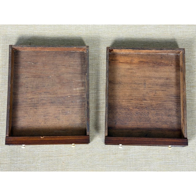 Federal Style Mahogany Two-Drawer Work Table, Early 20th Century For Sale - Image 13 of 16