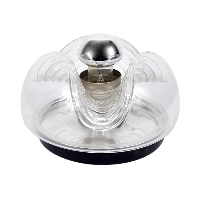 Vintage Glass Sconce by Peill & Putzler For Sale