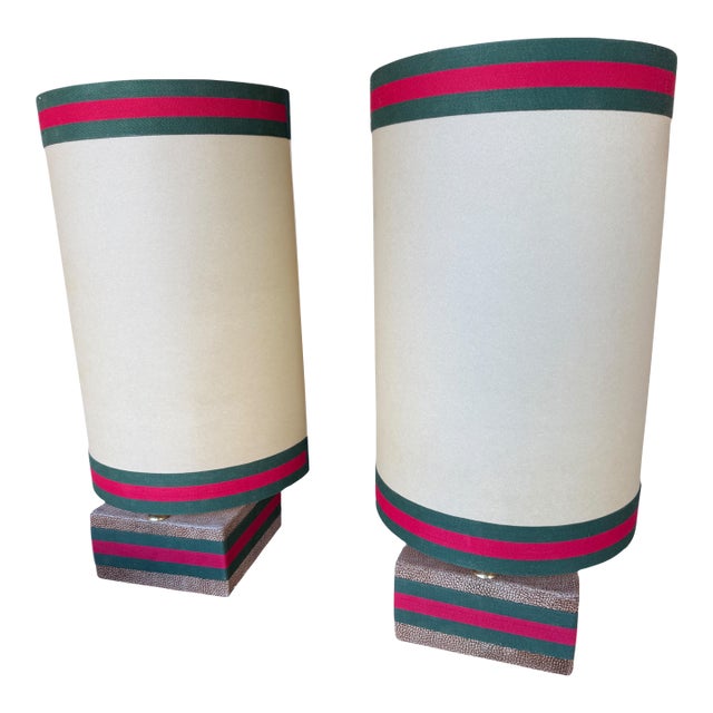 Pair of Italian Table Lamps, From Rossi Di Albizate's Collection, Designed by Carlo Bartoli For Sale