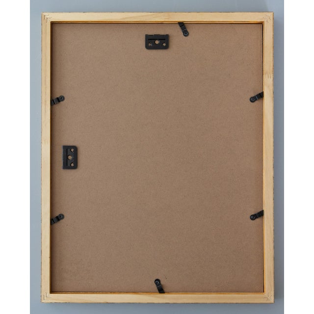 Mid 19th Century Custom Framed Antique Rooster Engraving For Sale - Image 5 of 5