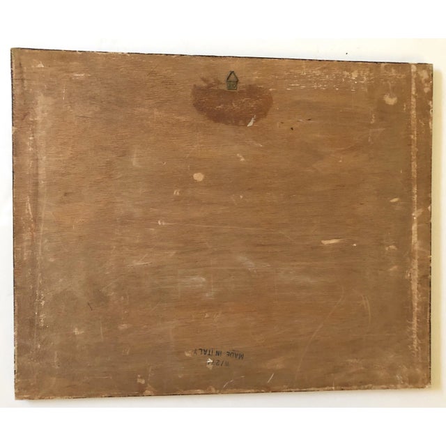 Portraiture Florentine Framed Portrait of Two Girls For Sale - Image 3 of 6