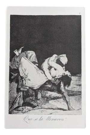 Francisco de Goya, Los Caprichos, Plate 8, Etching
