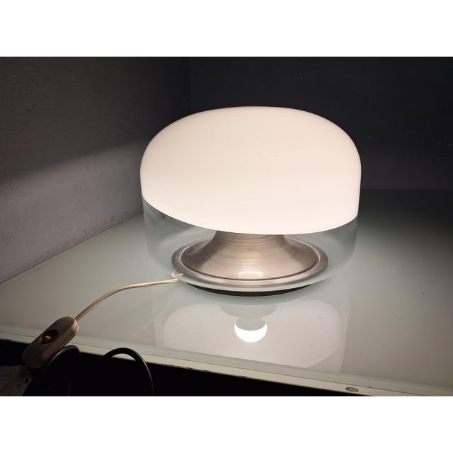 Metal Table Lamp by Roberto Pamio for Leucos, 1960s For Sale - Image 7 of 13