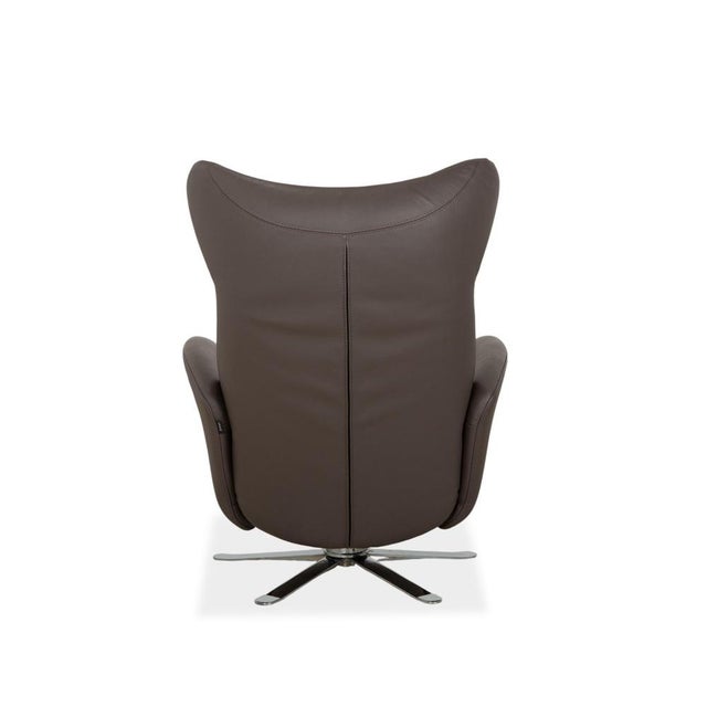 Set of Model 8115 Armchair and Ottoman in Leather and Chrome from Joop For Sale - Image 13 of 18